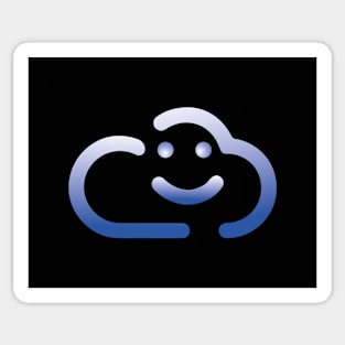 Cloud with a smile Sticker